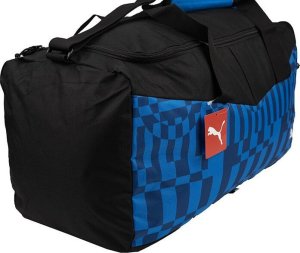 Puma Torba sportowa individualRISE Medium niebiesko-czarna (79913 02) 3