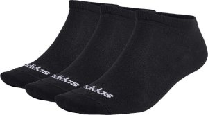 Adidas Skarpety adidas Thin Linear Low-Cut Socks 3P czarne IC1299 34-36 1