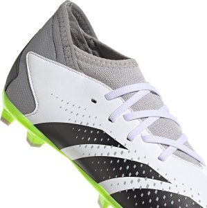 Adidas Buty piłkarskie dla dzieci adidas Predator Accuracy.3 FG biało-szare IE9504 29 5