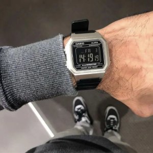 Zegarek Casio Zegarek marki Casio model W-217HM kolor Czarny. Akcesoria Dla obu płci. Sezon: Cały rok NoSize 8