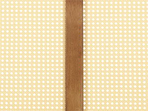 Beliani Łóżko LED drewniane 160 x 200 cm ciemne AURAY 10