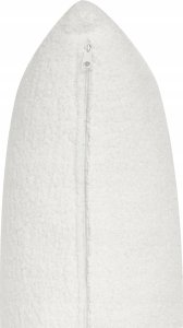 Beliani Narożnik boucle prawostronny biały SVANSELE 9