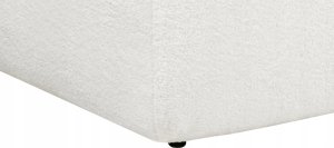 Beliani Narożnik boucle prawostronny biały SVANSELE 10