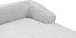 Beliani Narożnik lewostronny szary SVANSELE 6