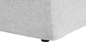 Beliani Narożnik lewostronny szary SVANSELE 8