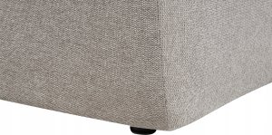 Beliani Narożnik prawostronny beżowoszary SVANSELE 9