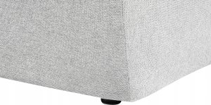 Beliani Narożnik prawostronny szary SVANSELE 9