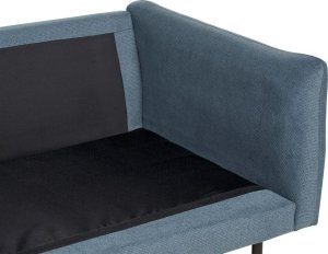 Beliani Prawostronny narożnik tapicerowany niebieski VINTERBRO 7