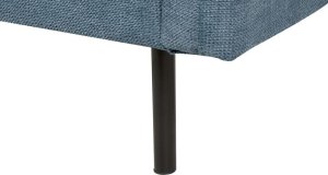 Beliani Prawostronny narożnik tapicerowany niebieski VINTERBRO 9