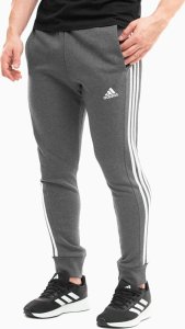 Adidas Spodnie męskie adidas Essentials French Terry Tapered Cuff 3-Stripes szare IC9408 2XL 1