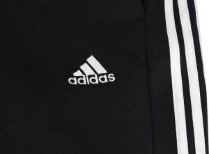 Adidas Spodnie męskie adidas Essentials French Terry Tapered Cuff 3-Stripes czarne HA4337 L 4