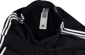 Adidas Spodnie męskie adidas Essentials French Terry Tapered Cuff 3-Stripes czarne HA4337 L 7