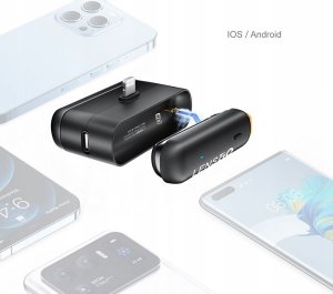 Mikrofon LensGo 2x Bezprzewodowy Mikrofon Krawatowy 50m na Telefon iPhone Lightning LensGo / 518C Mini 3