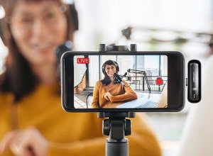 Mikrofon LensGo 2x Bezprzewodowy Mikrofon Krawatowy 50m na Telefon iPhone Lightning LensGo / 518C Mini 10