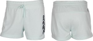 Adidas Spodenki damskie adidas Essentials Slim Logo Shorts turkusowe HE9363 M 1