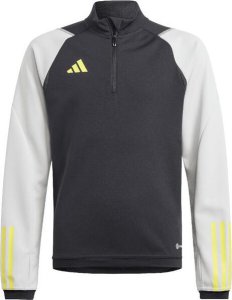 Adidas Bluza dla dzieci adidas Tiro 23 Competition Training Top czarno-szara HU1312 128cm 1