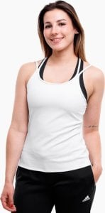 Adidas Koszulka damska adidas Studio Slim Strappy Back Tank Top biała HE3141 L 1