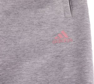 Adidas Spodnie dla dzieci 3-Stripes Tapered Leg szare HD4362 152cm 2