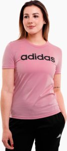 Adidas Koszulka damska adidas Loungwear Essentials Slim Logo Tee różowa HD1681 XS 1