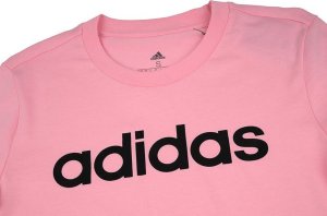 Adidas Koszulka damska adidas Loungwear Essentials Slim Logo Tee różowa HD1681 XS 5