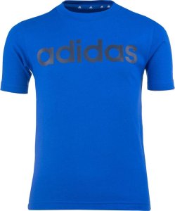 Adidas Koszulka dla dzieci adidas Essentials Linear Logo Cotton Tee niebieska IB4090 164cm 1