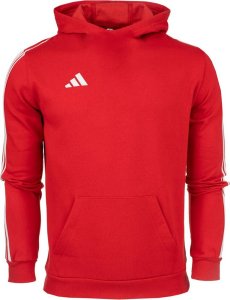 Adidas Bluza dla dzieci adidas Tiro 23 League Sweat Hoodie czerwono-biała HS3607 164cm 1