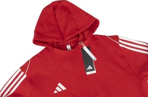 Adidas Bluza dla dzieci adidas Tiro 23 League Sweat Hoodie czerwono-biała HS3607 164cm 4