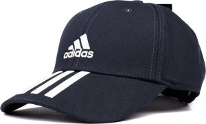 Adidas Czapka z daszkiem adidas 3-Stripes Cotton Twill Baseball granatowa II3510 Dorośli M/L 1