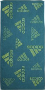 Adidas Ręcznik kąpielowy plażowy basenowy sportowy adidas Branded Must-Have Towel zielony IA7056 100x50 cm 1