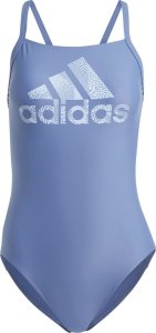 Adidas Kostium kąpielowy damski adidas Big Logo niebieski IA3192 42 1