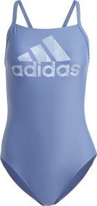 Adidas Kostium kąpielowy damski adidas Big Logo niebieski IA3192 36 1
