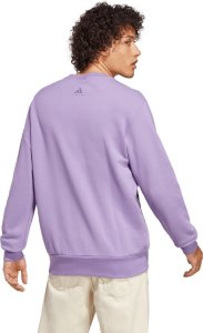 Adidas Bluza męska adidas Essentials French Terry Big Logo fioletowa IC9327 2XL 2