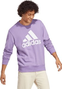 Adidas Bluza męska adidas Essentials French Terry Big Logo fioletowa IC9327 2XL 3