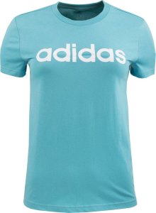 Adidas Koszulka damska adidas Loungewear Essentials Slim Logo Tee błękitna IC0629 XS 1