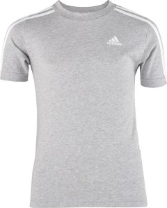 Adidas Koszulka dla dzieci adidas Essentials 3-Stripes Cotton Tee szara IB1669 152cm 1