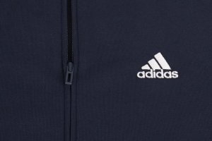 Adidas Dres męski adidas Basic 3-Stripes French Terry granatowy IC6765 S 3
