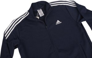 Adidas Dres męski adidas Basic 3-Stripes French Terry granatowy IC6765 S 4