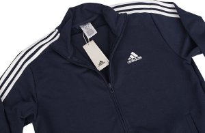 Adidas Dres męski adidas Basic 3-Stripes French Terry granatowy IC6765 S 5