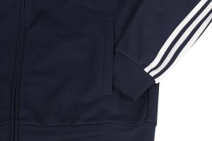 Adidas Dres męski adidas Basic 3-Stripes French Terry granatowy IC6765 S 6