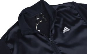 Adidas Dres męski adidas Satin French Terry Track Suit granatowy HI5396 S 4