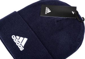Adidas Czapka męska adidas Logo Beanie OSFM granatowa HL4809 3