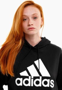 Adidas Bluza damska Essentials Big Logo Oversized French Terry Hoodie czarna HR4934 M 3