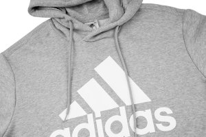 Adidas Bluza męska adidas Essentials French Terry Big Logo Hoodie szara IC9364 S 3
