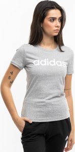 Adidas Koszulka damska adidas Loungwear Essentials Slim Logo szara HL2053 M 1