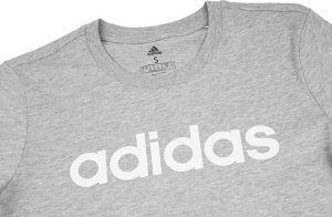 Adidas Koszulka damska Loungwear Essentials Slim Logo szara HL2053 L 5