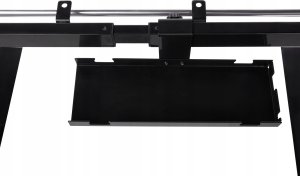 Organizer Beliani Organizer kabli pod biurko regulowane manualnie czarny TRACIE 3