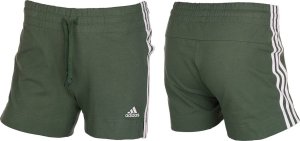 Adidas Spodenki damskie adidas Essentials Slim Shorts khaki GM5525 XS 1