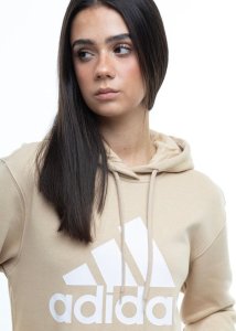 Adidas Bluza damska adidas Essentials Big Logo Regular Fleece Hoodie beżowa IR9330 S 3