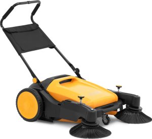 Ulsonix Zamiatarka ręczna magazynowa do piasku liści 2 szczotki 92 cm 40 l Zamiatarka ręczna magazynowa do piasku liści 2 szczotki 92 cm 40 l 2