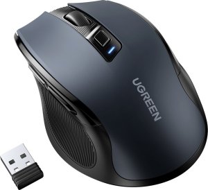 Mysz Ugreen Optyczna mysz myszka bezprzewodowa USB 2.4GHz / Bluetooth 5.0 4000 DPI czarny Optyczna mysz myszka bezprzewodowa USB 2.4GHz / Bluetooth 5.0 4000 DPI czarny 1